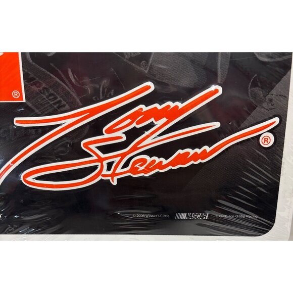 Tony Stewart NASCAR 20 Home Depot  Metal Sign 8.5x11" Winners Circle SEALED - Picture 2 of 6